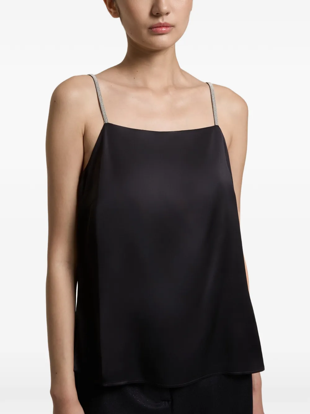 Peserico Camisole met verfraaid bandje Blauw