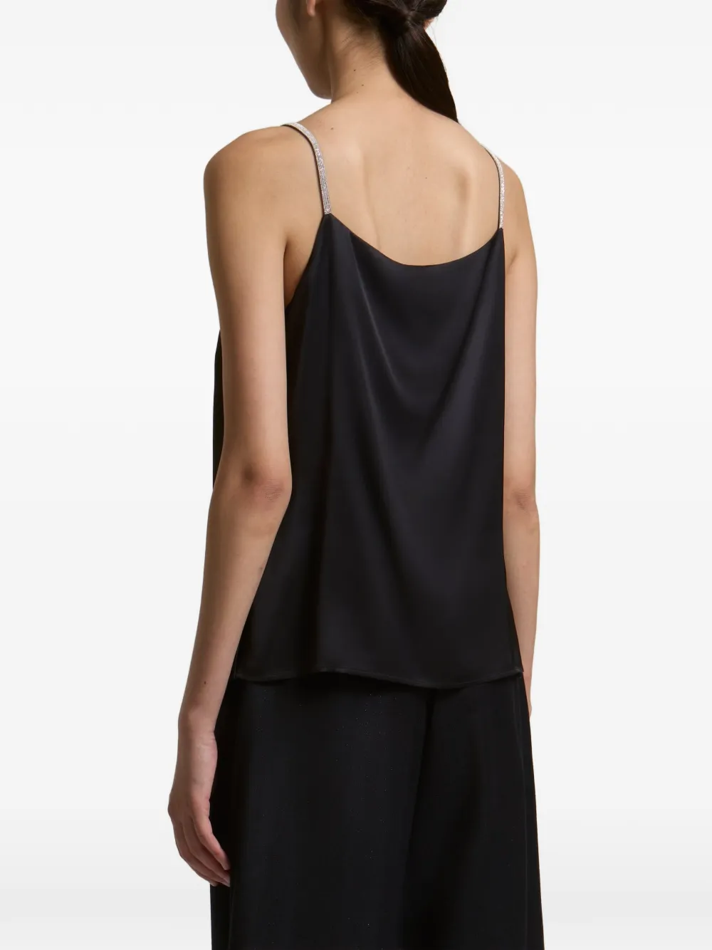 Peserico Camisole met verfraaid bandje Blauw