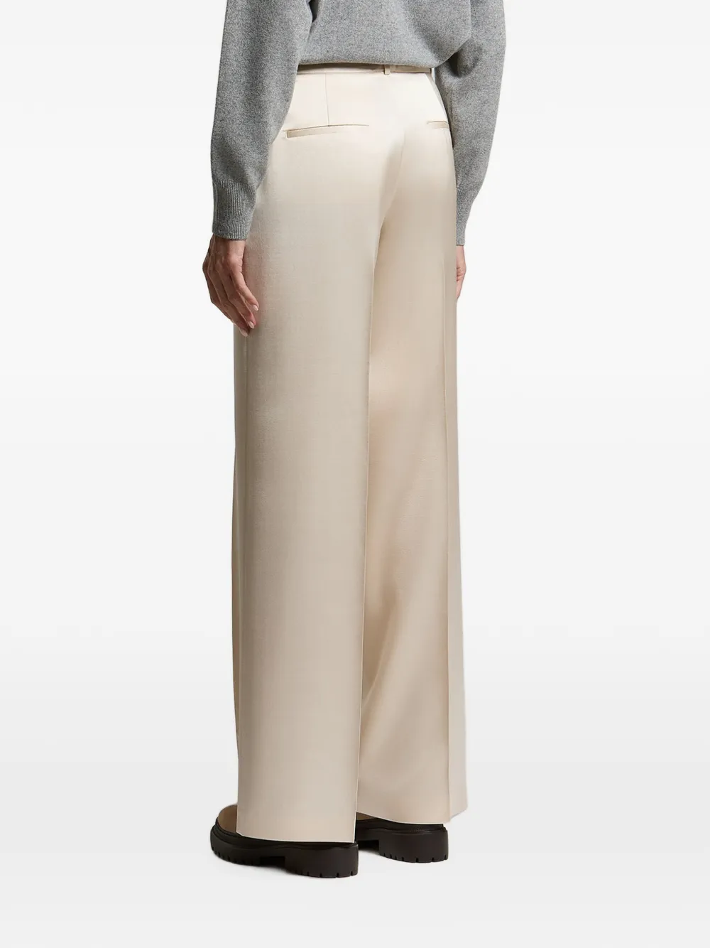 Peserico Broek met wijde pijpen Beige