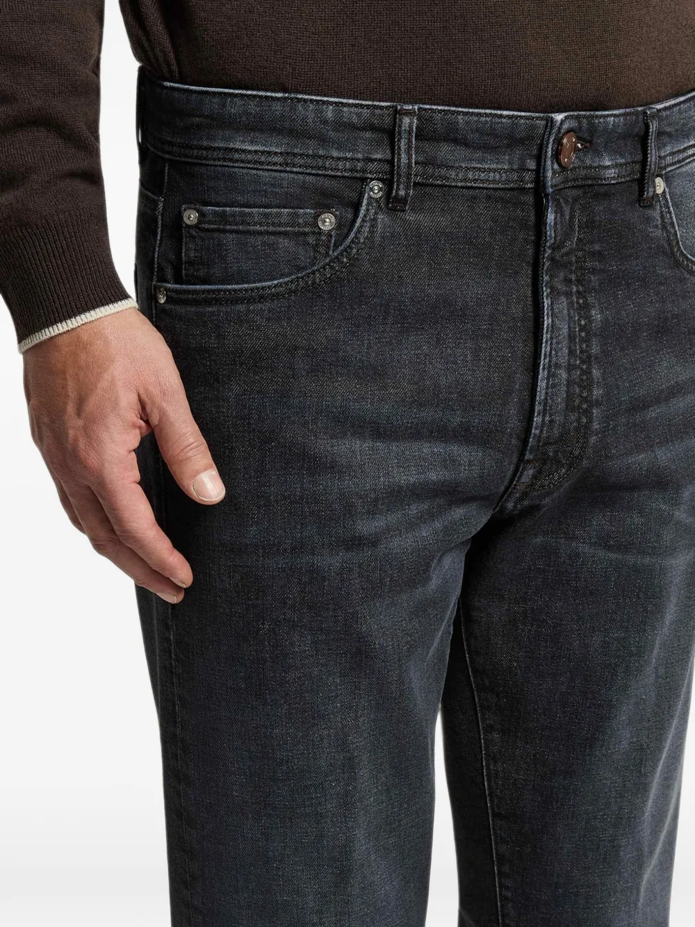 Peserico Straight jeans Grijs