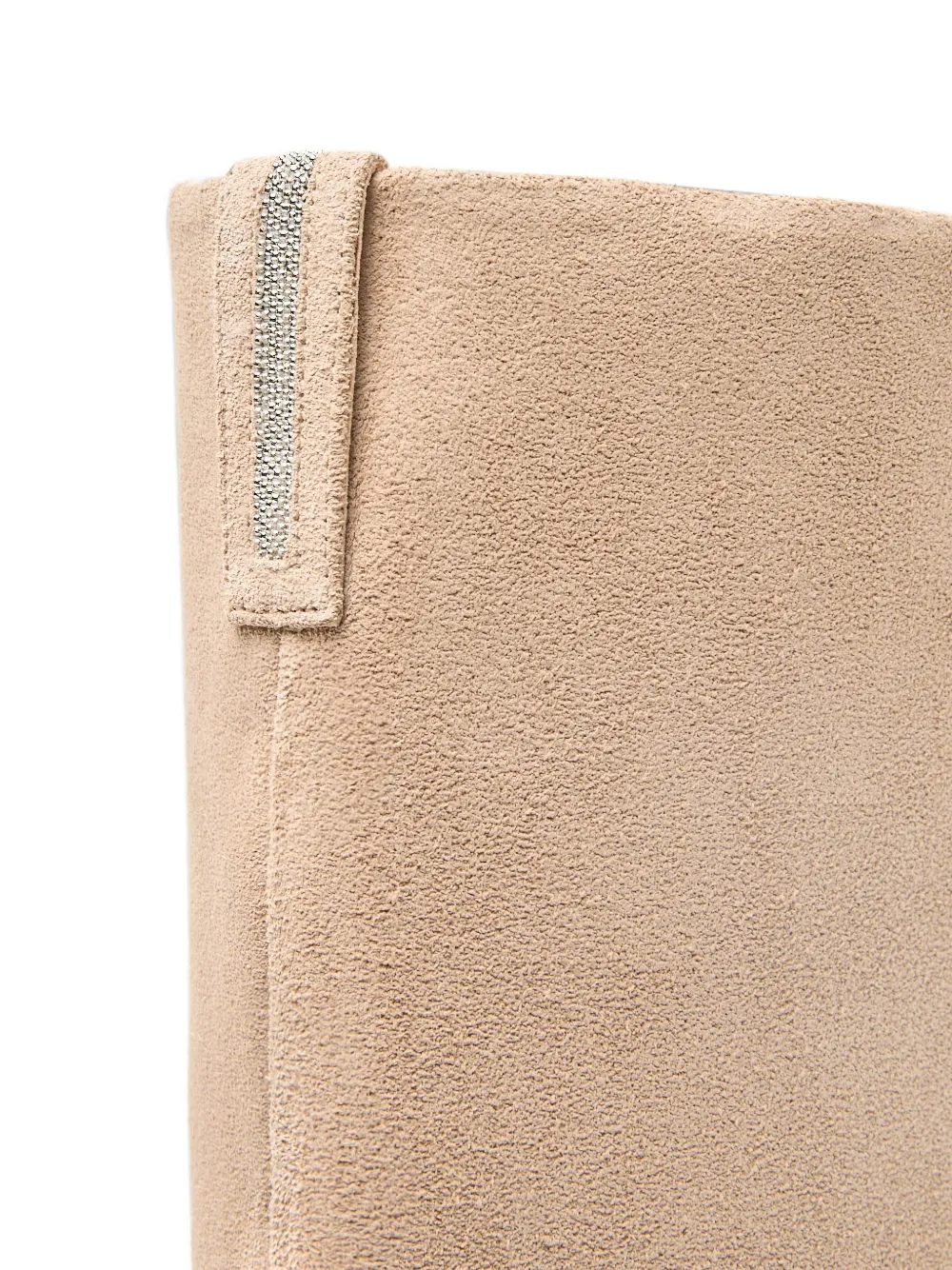 Peserico pointed-toe suede boots Beige