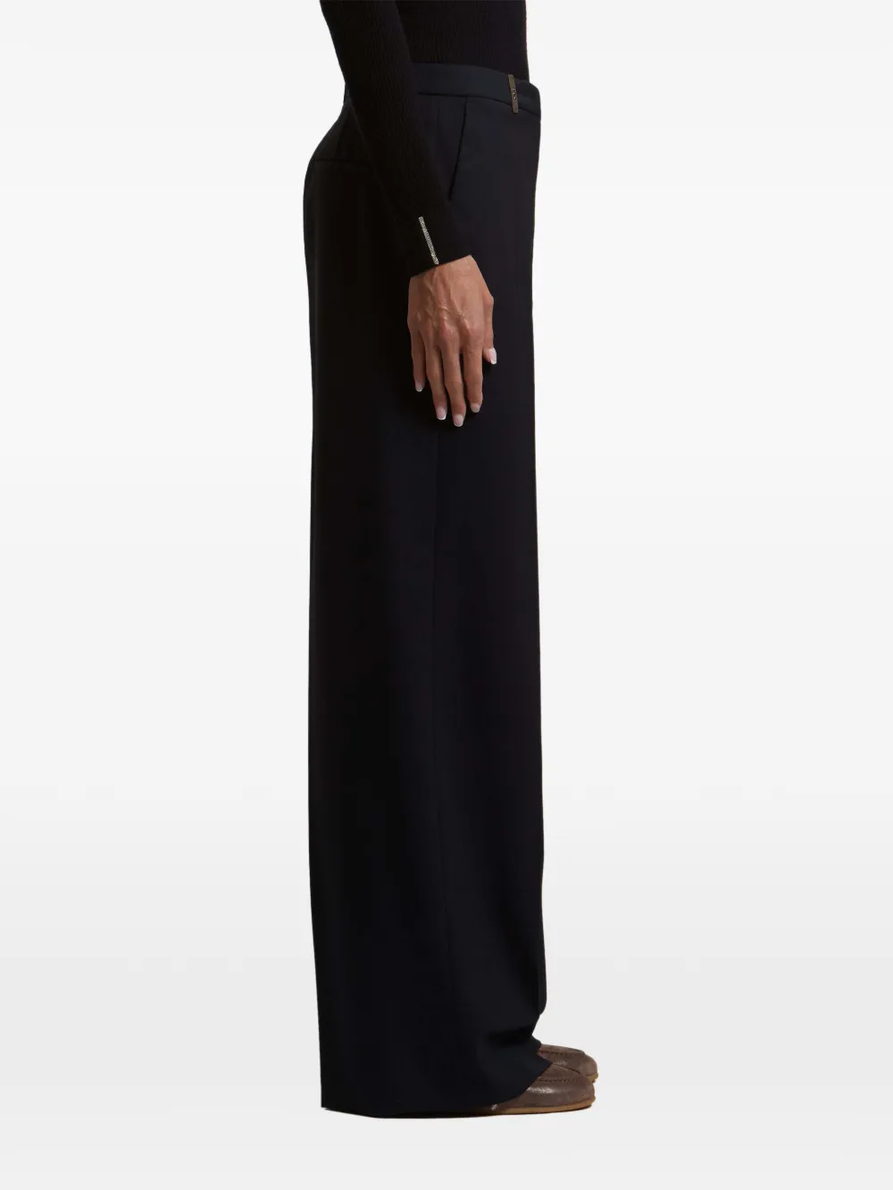 Peserico wide-leg tailored trousers Blauw