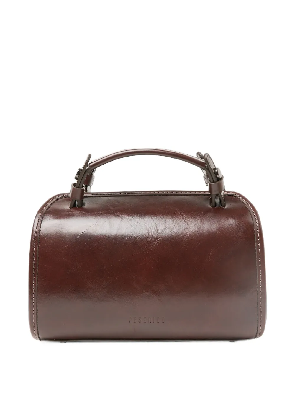 Peserico Gepolijste leren mini-tas Bruin