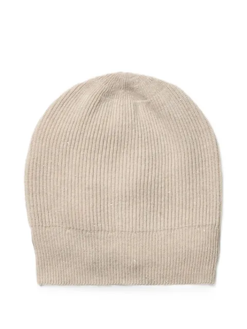 Peserico gorro tejido de canalé