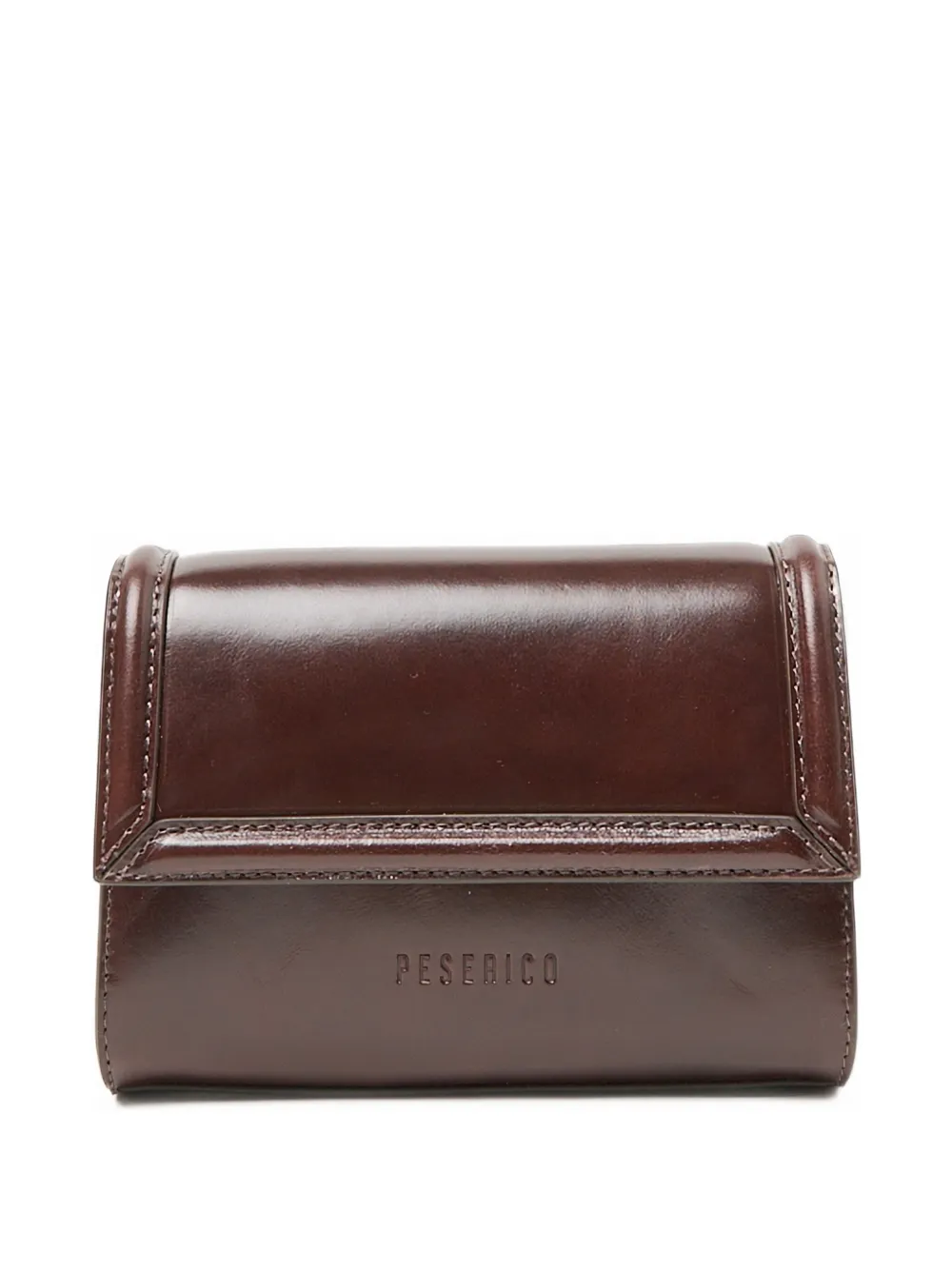 Peserico Clutch mit Kettenriemen - Braun