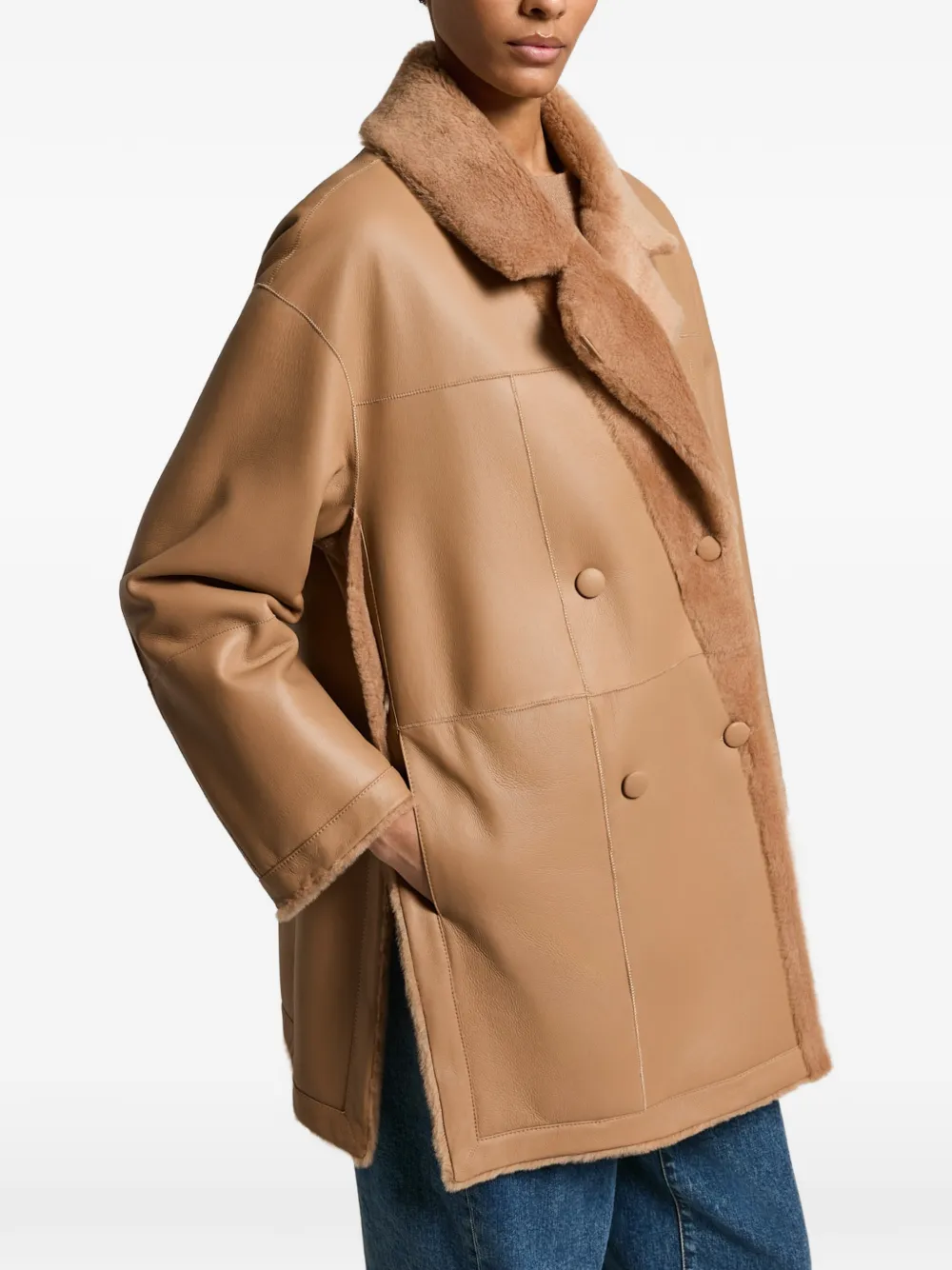 Peserico reversible jacket Beige