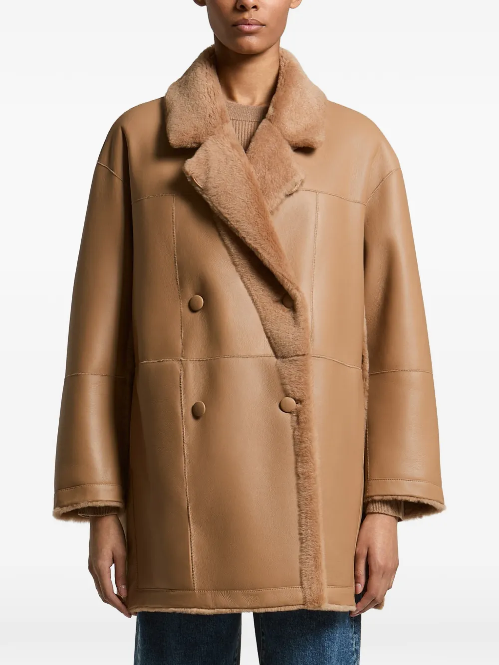 Peserico reversible jacket Beige