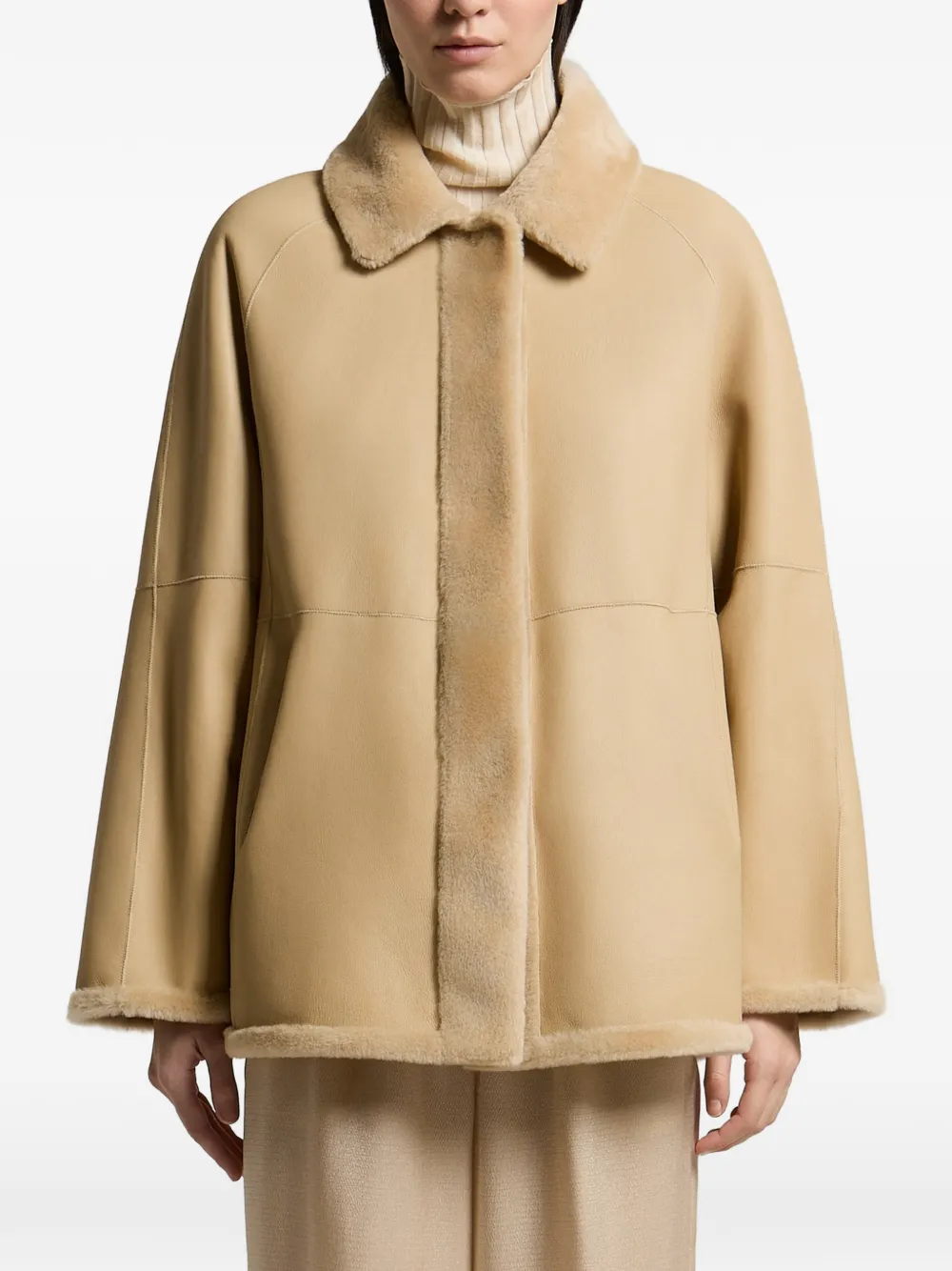 Peserico Omkeerbaar jack Beige