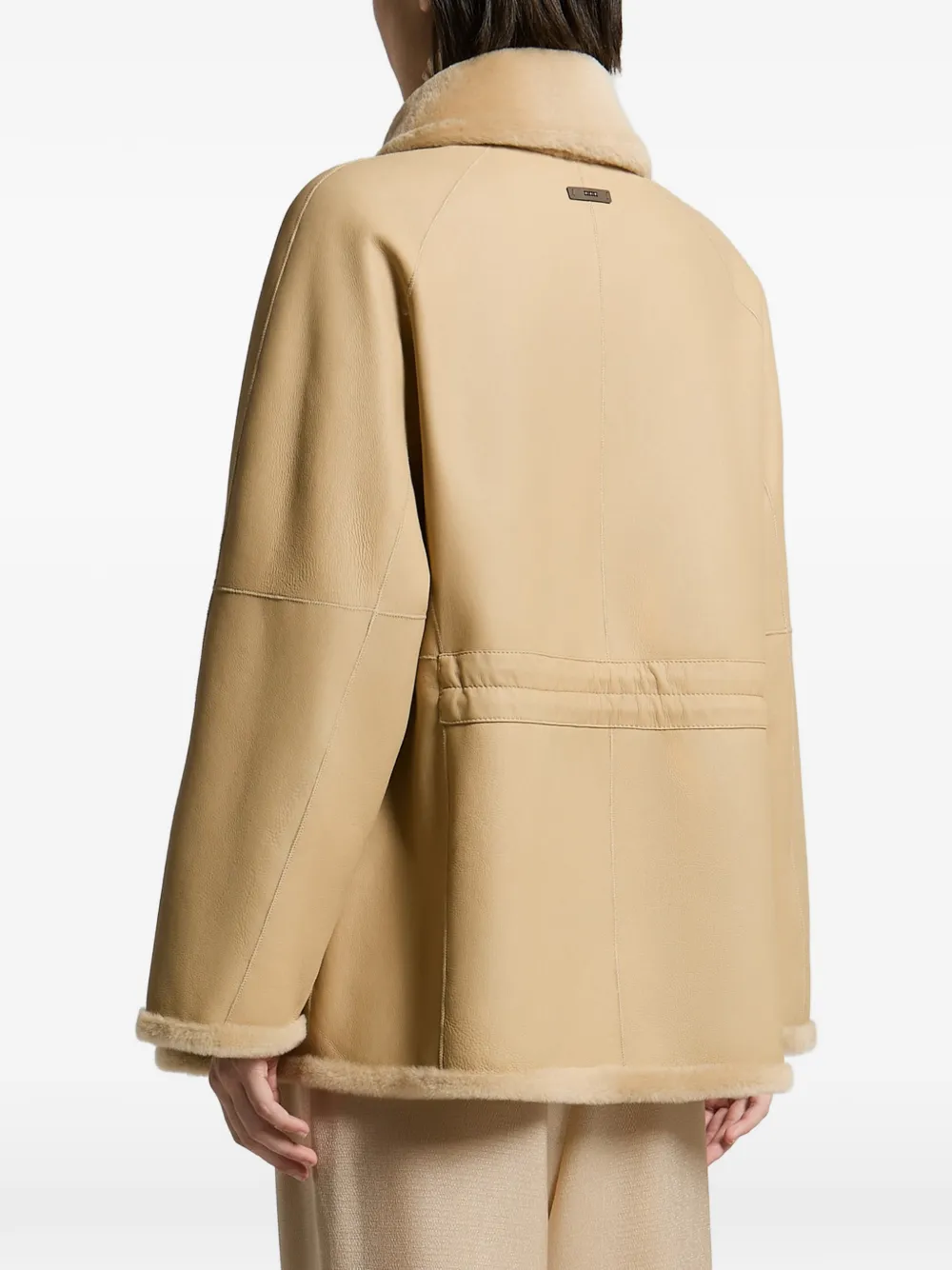 Peserico Omkeerbaar jack Beige