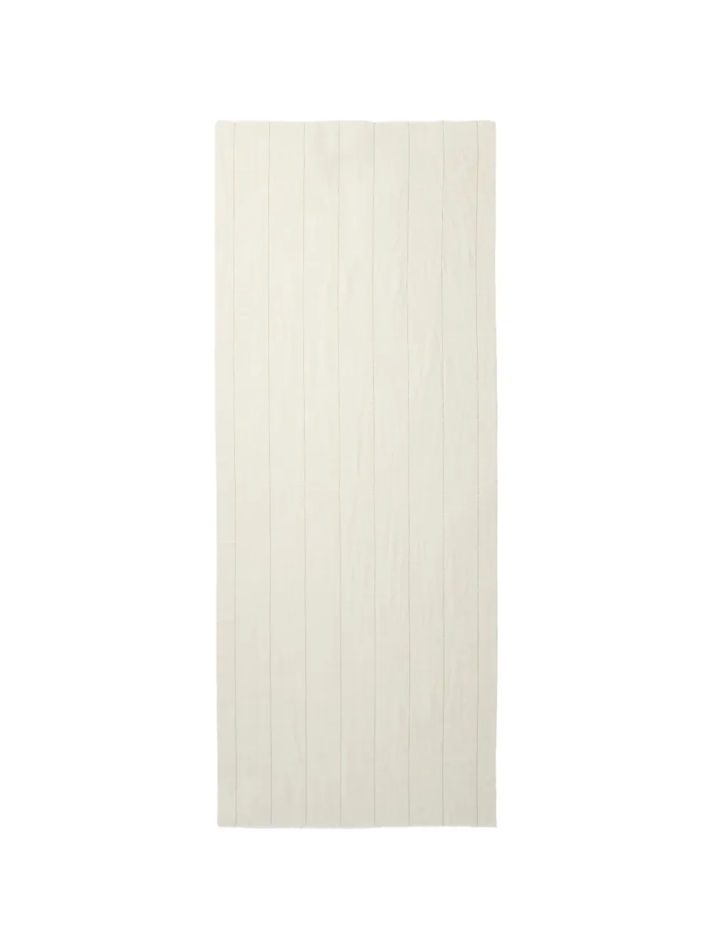 Peserico pinstripe-pattern fringed scarf