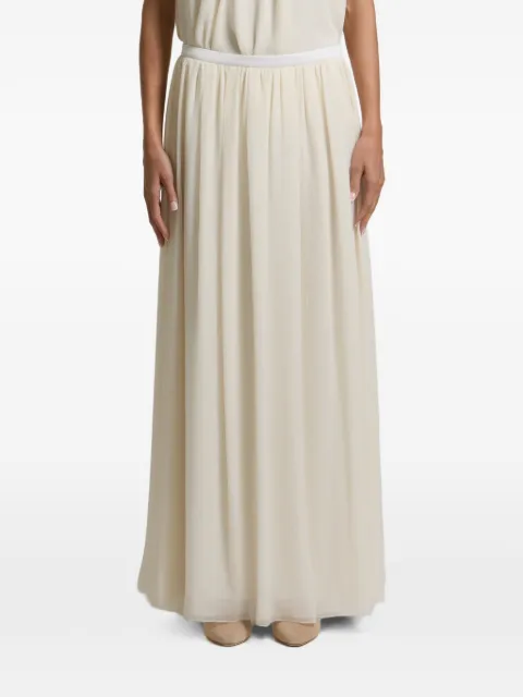 Peserico pleated maxi skirt