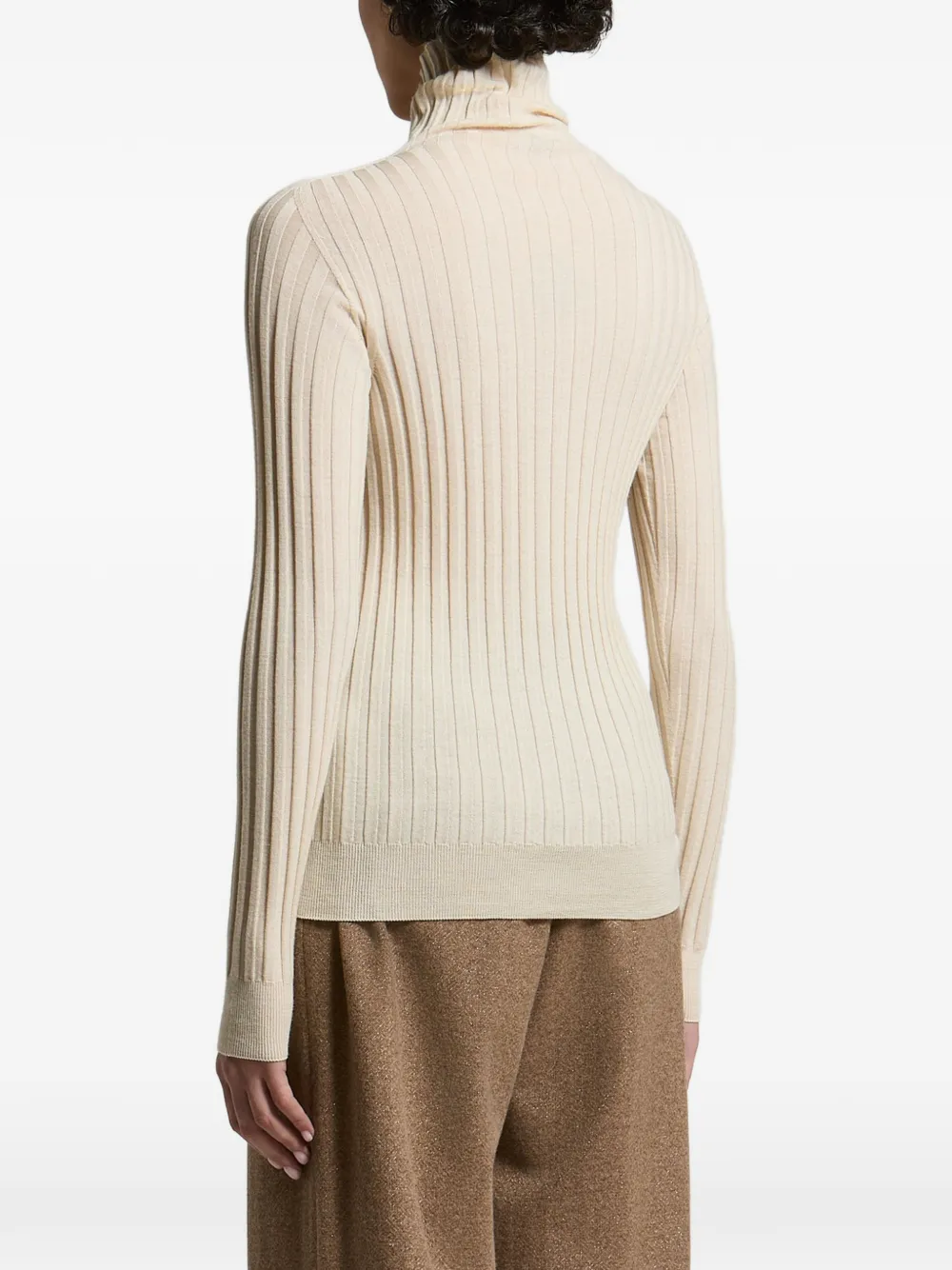 Peserico Ribgebreide coltrui Beige