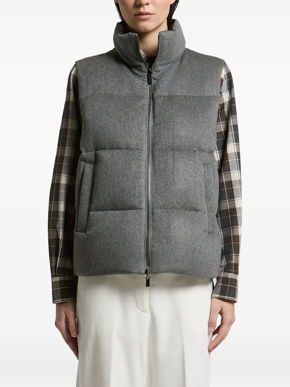 Peserico reversible padded gilet