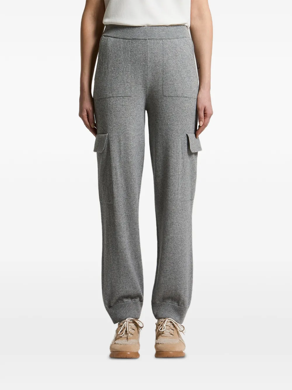 Peserico knit cargo pants - Grigio