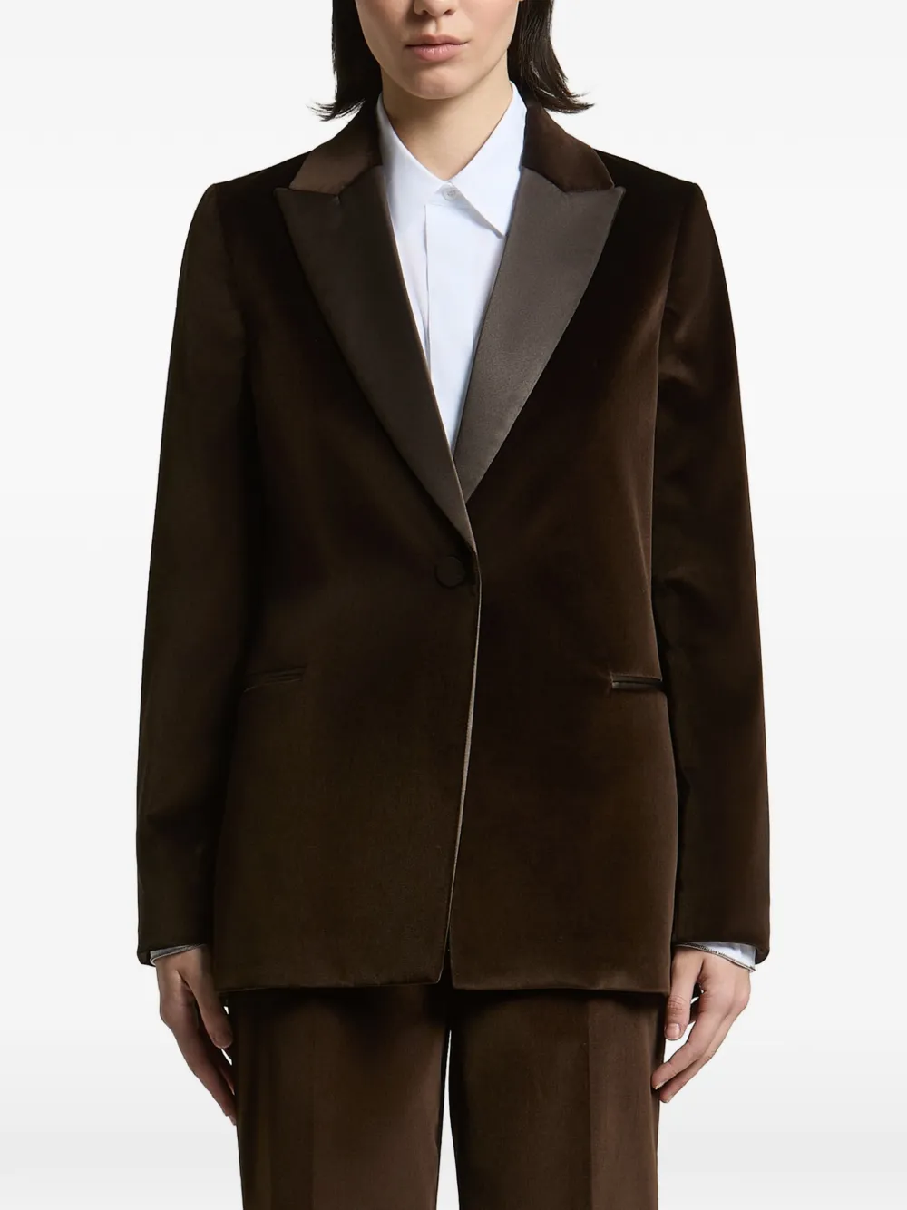 Peserico peak-lapel blazer