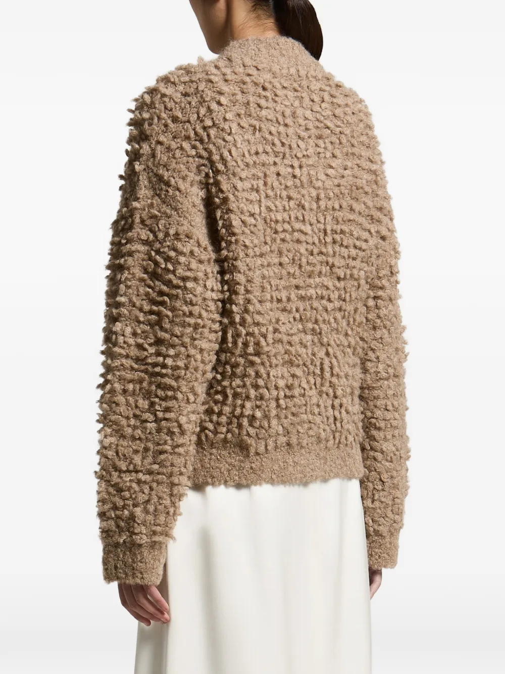 Peserico Bouclé vest Beige