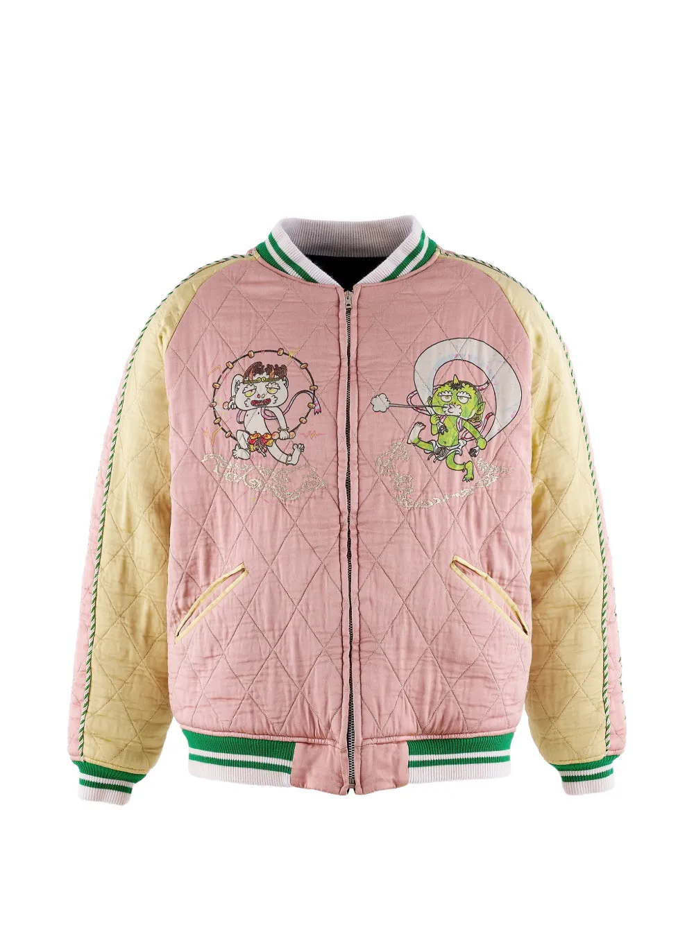 Takashi Murakami reversible embroidered bomber jacket - Rosa