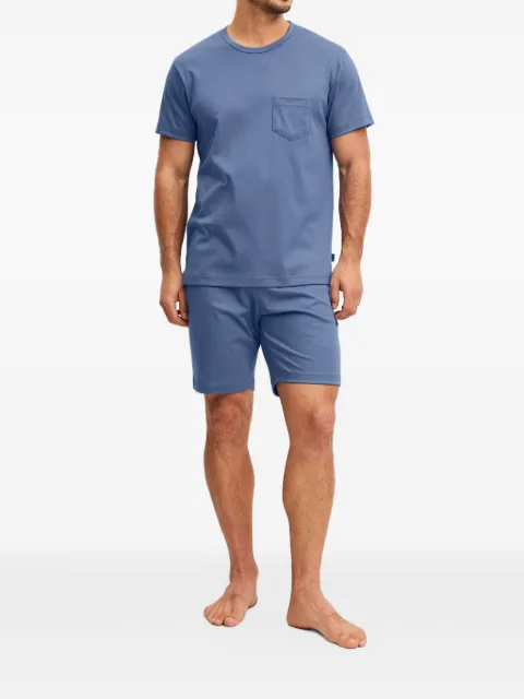 CALIDA short-sleeve chest-pocket pajamas