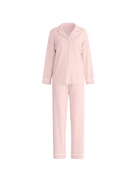 CALIDA Night Lovers piping-detail button-front pyjamas