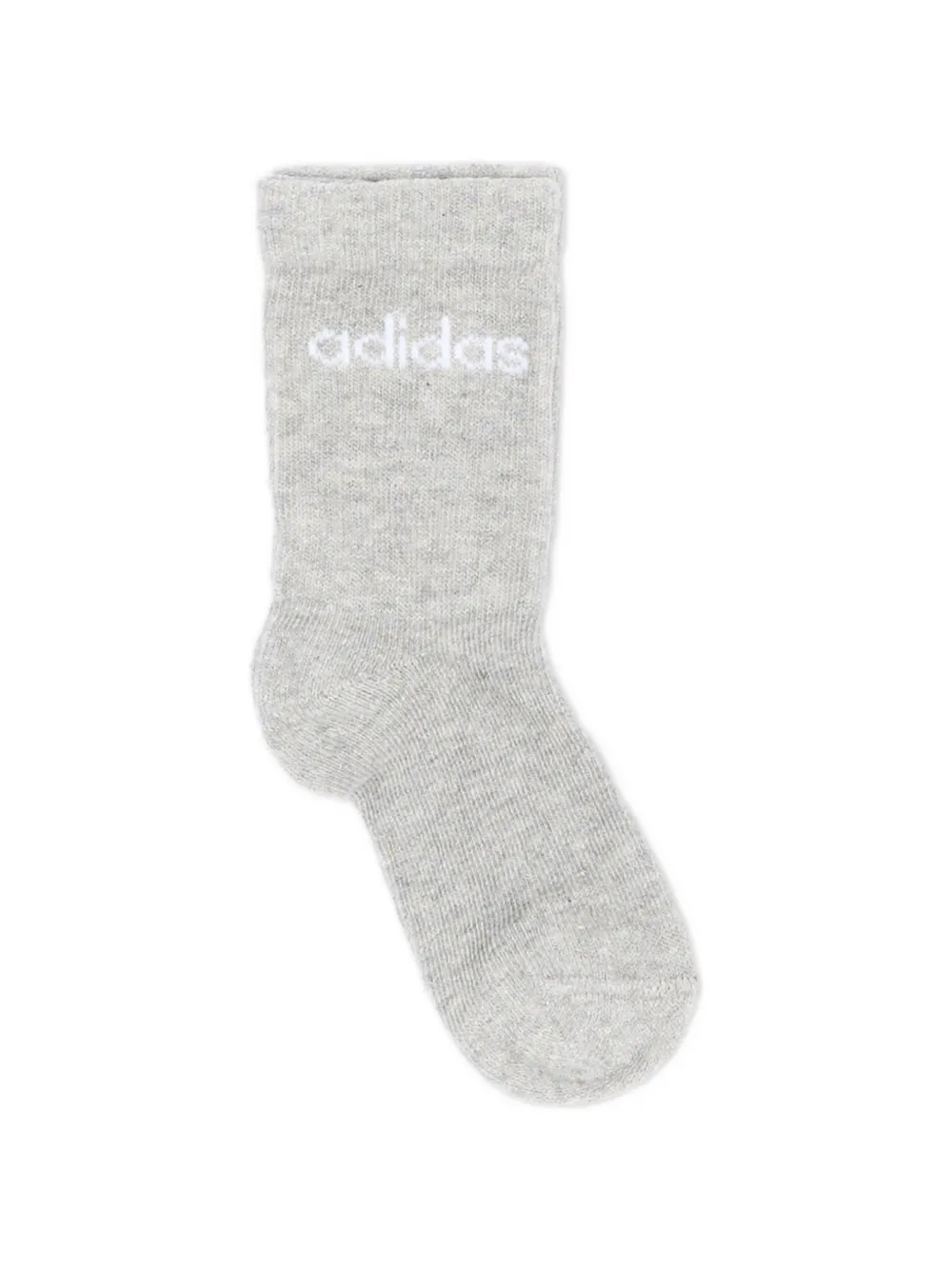 adidas Kids Drie paar sokken met geborduurd logo Zwart