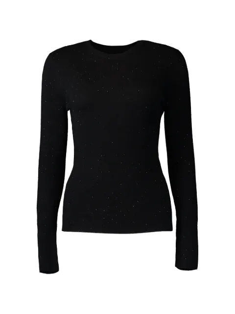 Michael Kors Collection crystal-embellished long-sleeve t-shirt