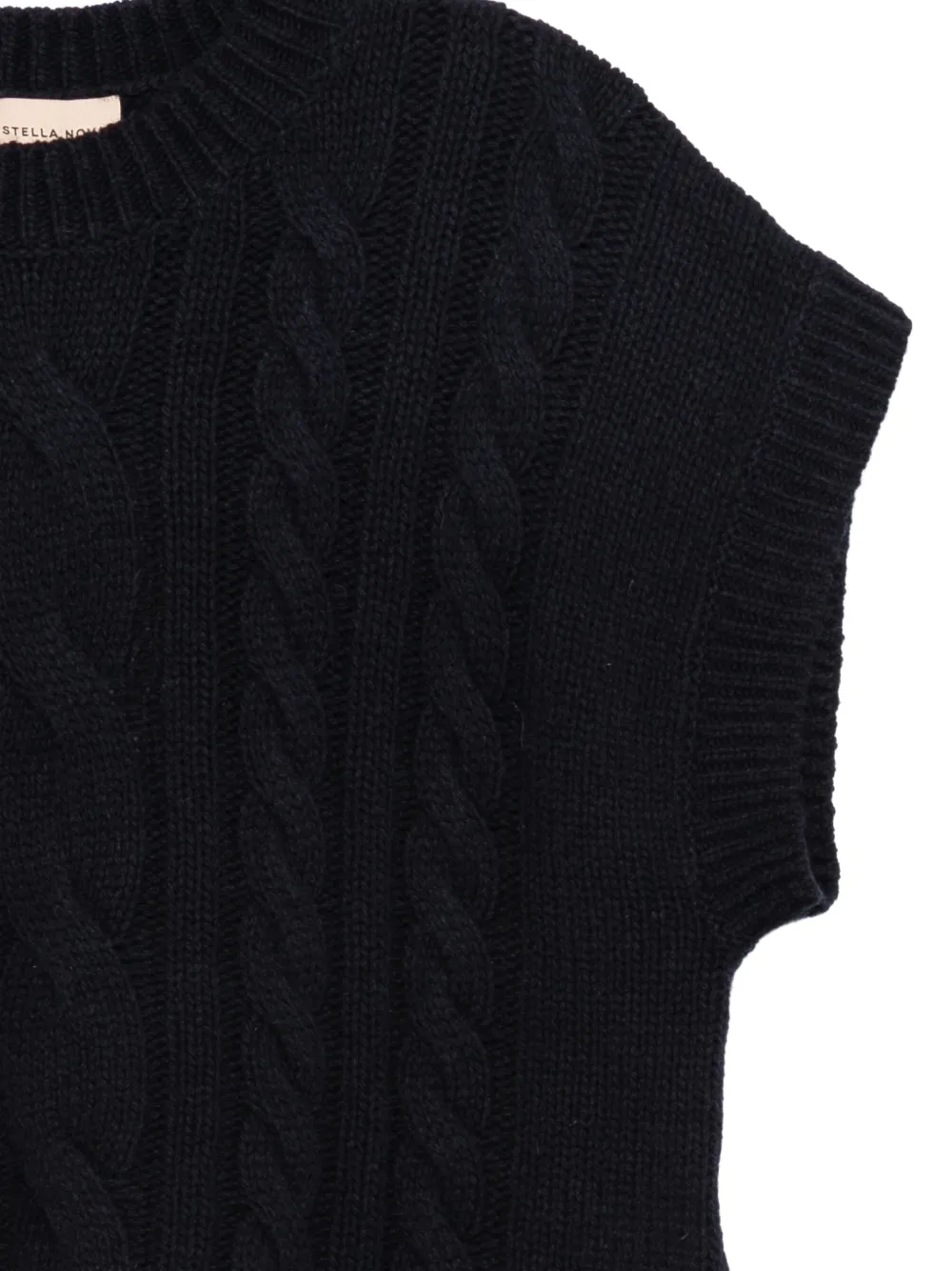 Stella Nova Kabelgebreide spencer Blauw