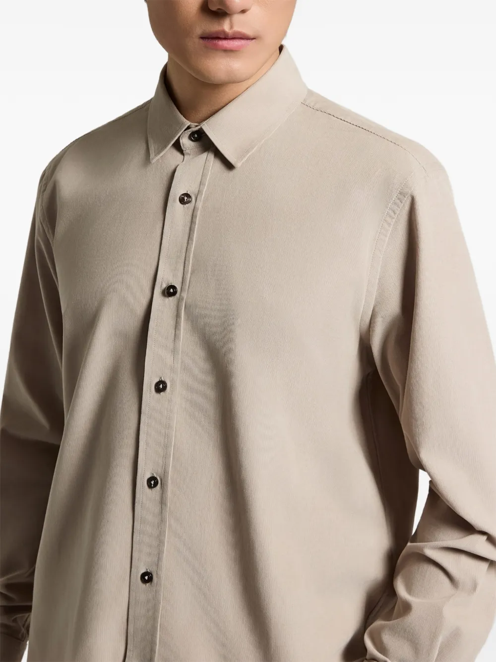 Peserico Button-down overhemd Beige