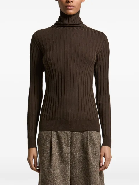 Peserico Gerippter Rollkragenpullover