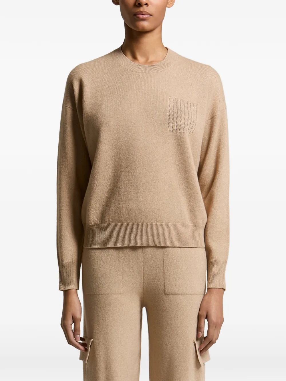 Peserico crew-neck sweater - Neutrals