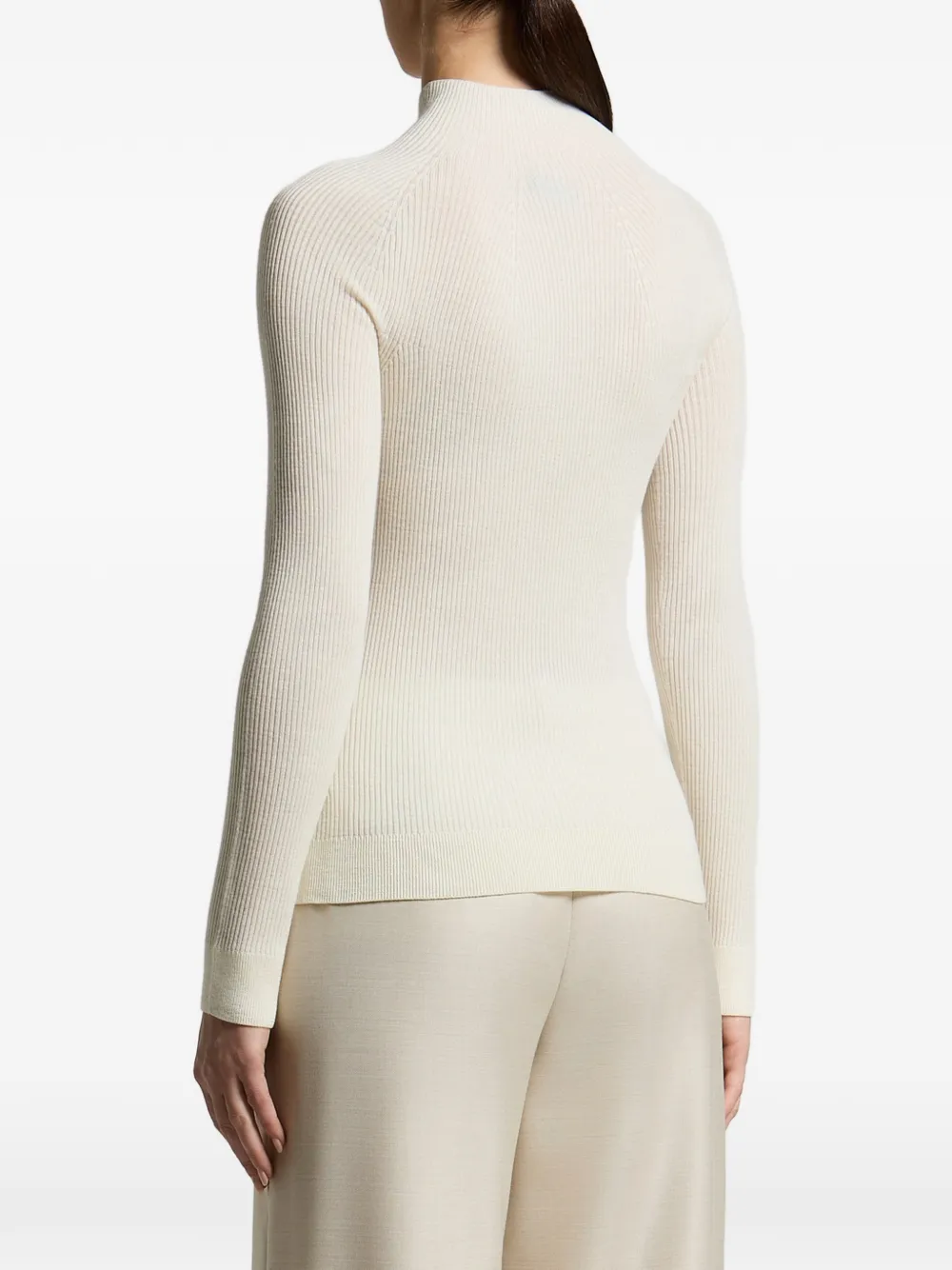 Peserico Ribgebreide trui Beige