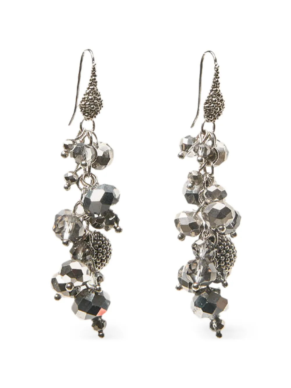 Peserico beaded drop earrings - Argento