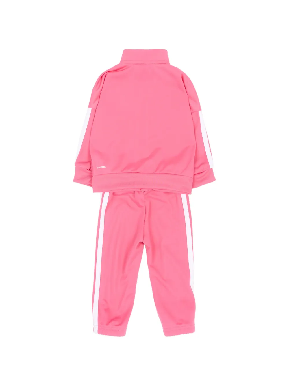 adidas Kids Trainingspak met logoprint en zijstreep Roze