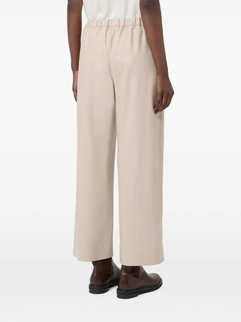 Max Mara Cropped broek Beige