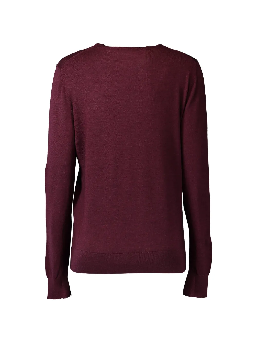 Michael Kors Collection Long-sleeve Crew-neck Sweater in Red, view 2