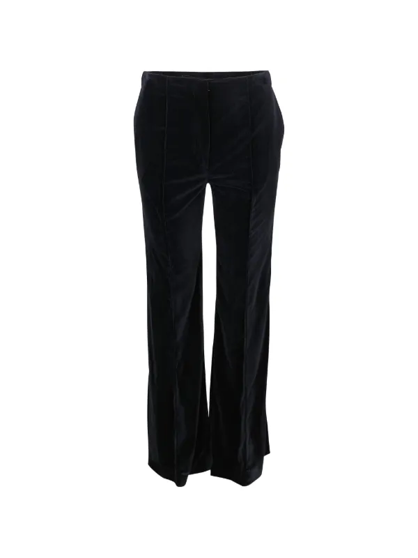 Borgo de Nor Morgan Velvet Trousers in Blue