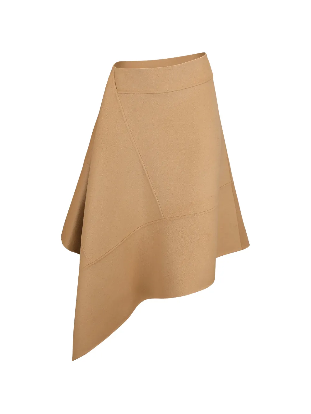 Michael Kors Collection asymmetric midi skirt - Marrone