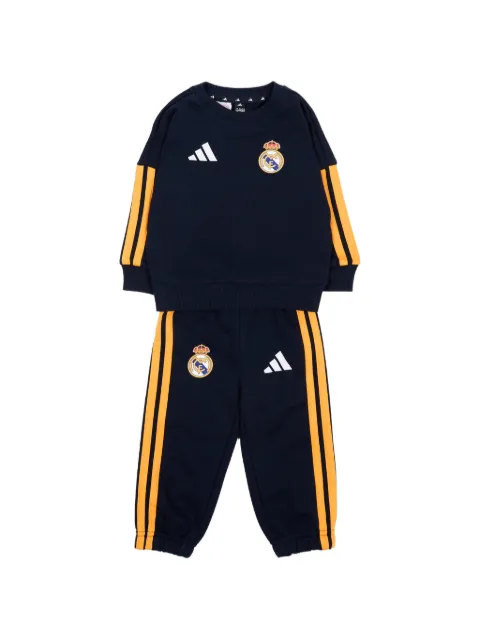 adidas Kids Real Madrid DNA logo-print tracksuit