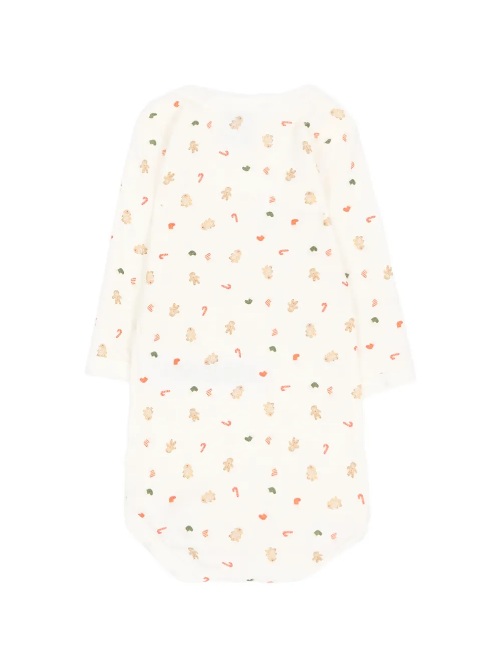 Petit Bateau Drie rompers met gestreepte grafische print Beige