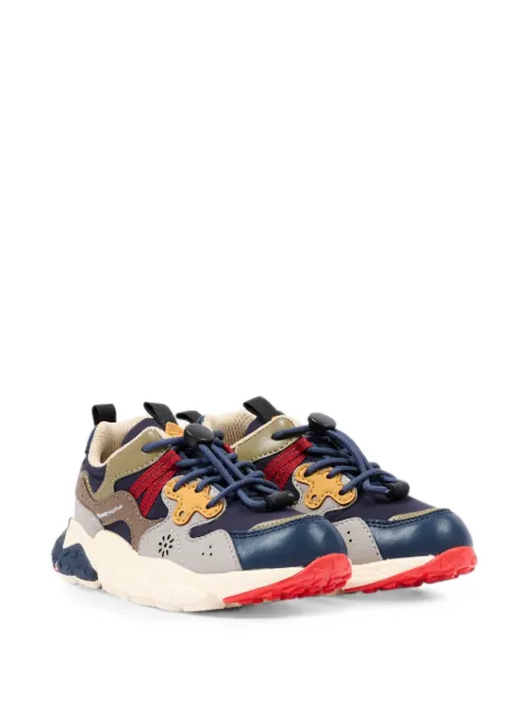FLOWER MOUNTAIN KIDS low-top sneakers med paneler