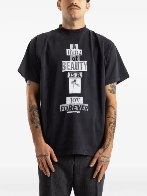 Balenciaga slogan-print oversized T-shirt