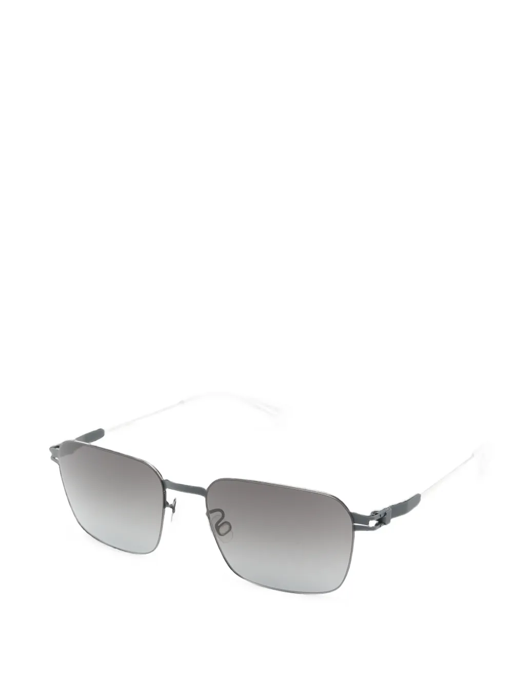 Mykita Arvin zonnebril met rechthoekig montuur Grijs