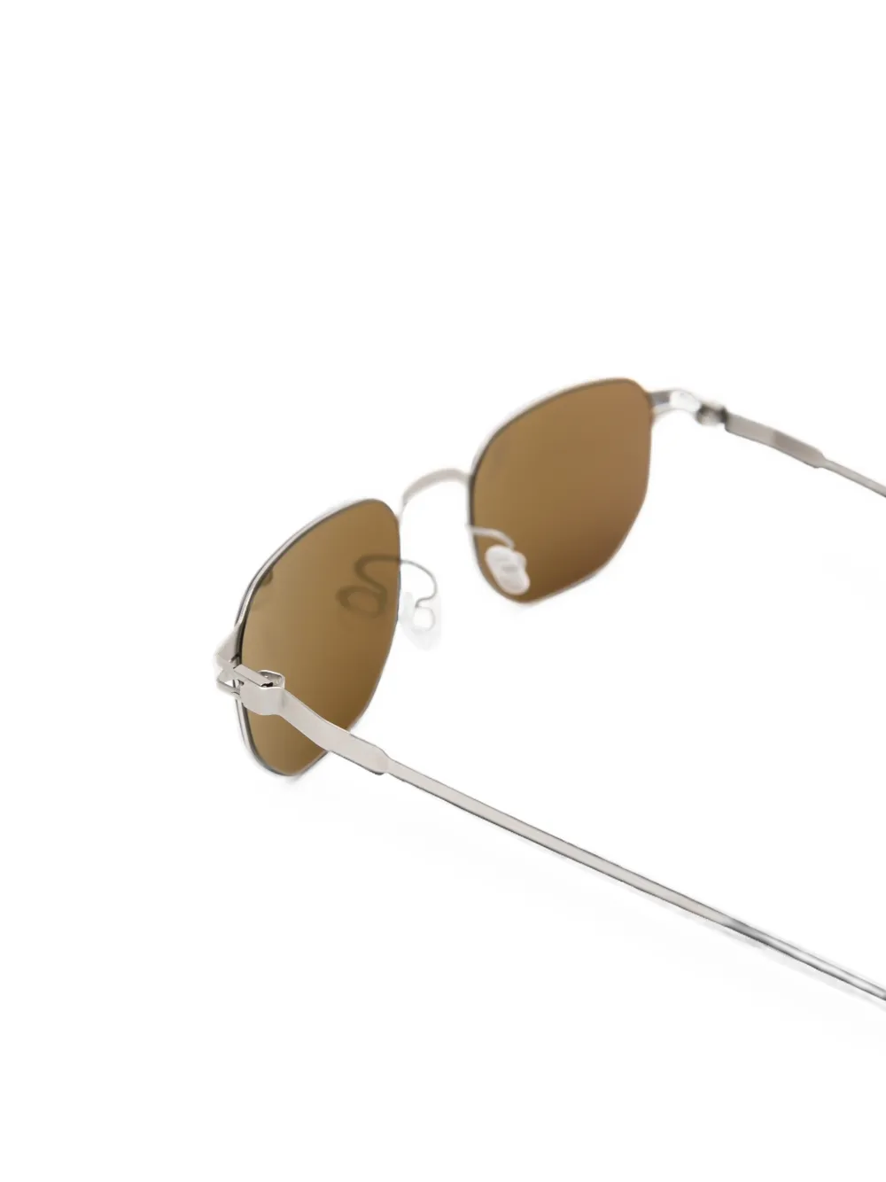 Mykita Bijan zonnebril met geometrisch montuur Zilver