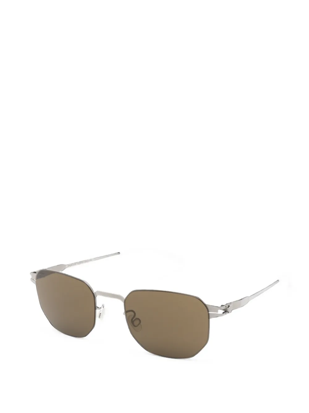 Mykita Bijan zonnebril met geometrisch montuur Zilver