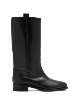Ann Demeulemeester Latix Cowboy Boots | Black | FARFETCH