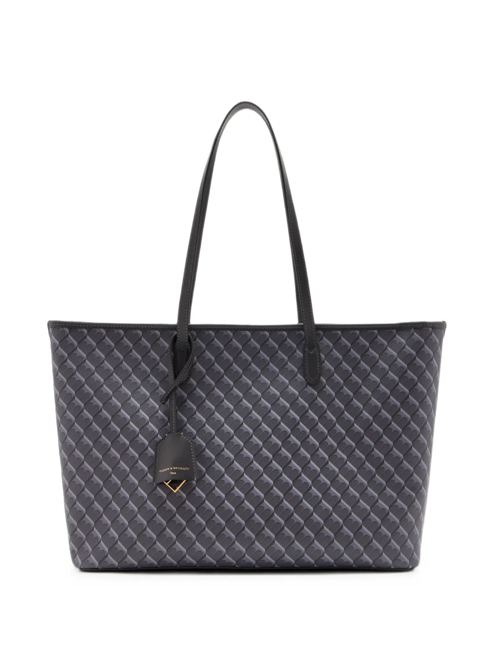 TAMMY & BENJAMIN monogram zip-top tote bag