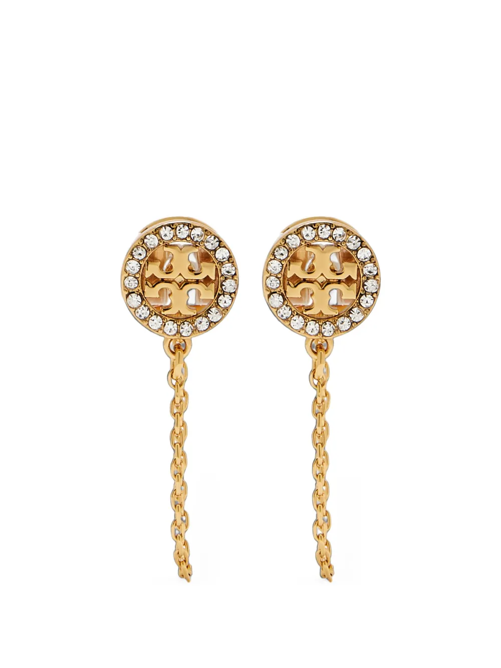 Tory Burch Icon chain earrings - Oro