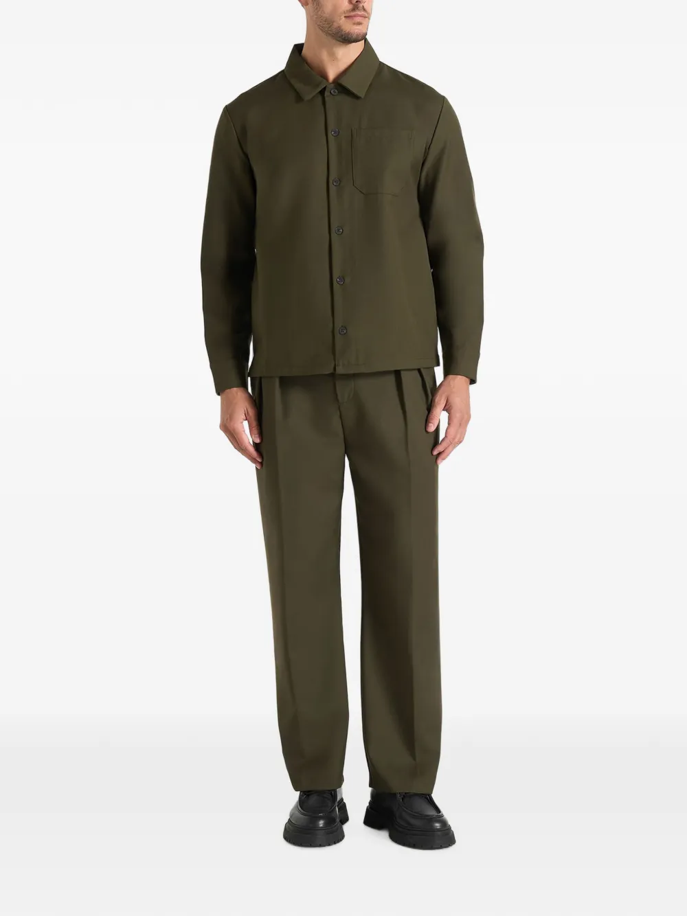 Manière De Voir Valentin overhemd Groen