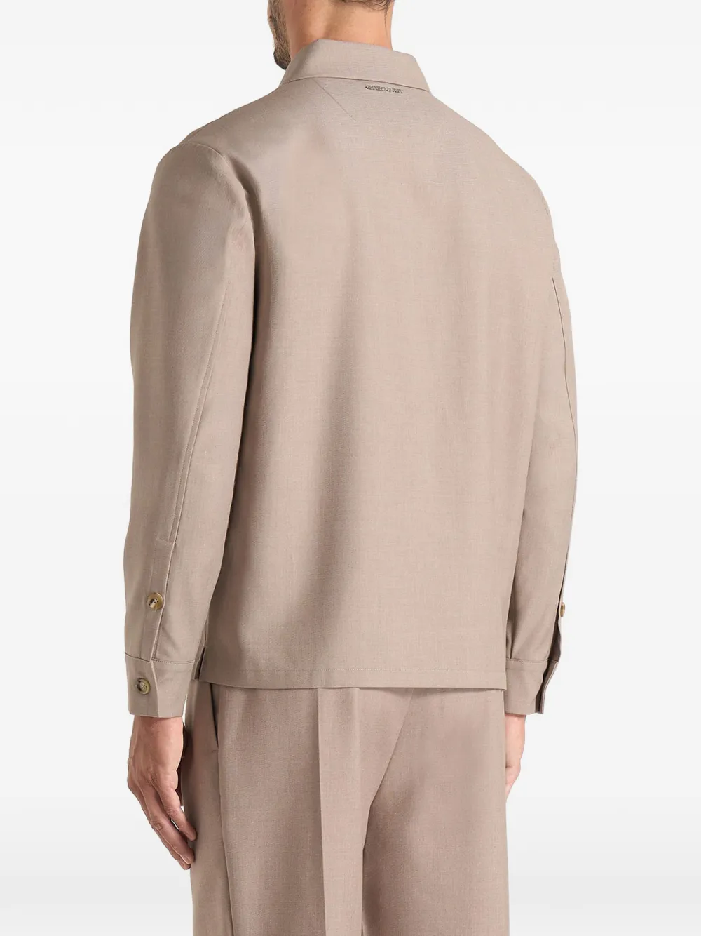Manière De Voir Valentin overhemd met lange mouwen Beige