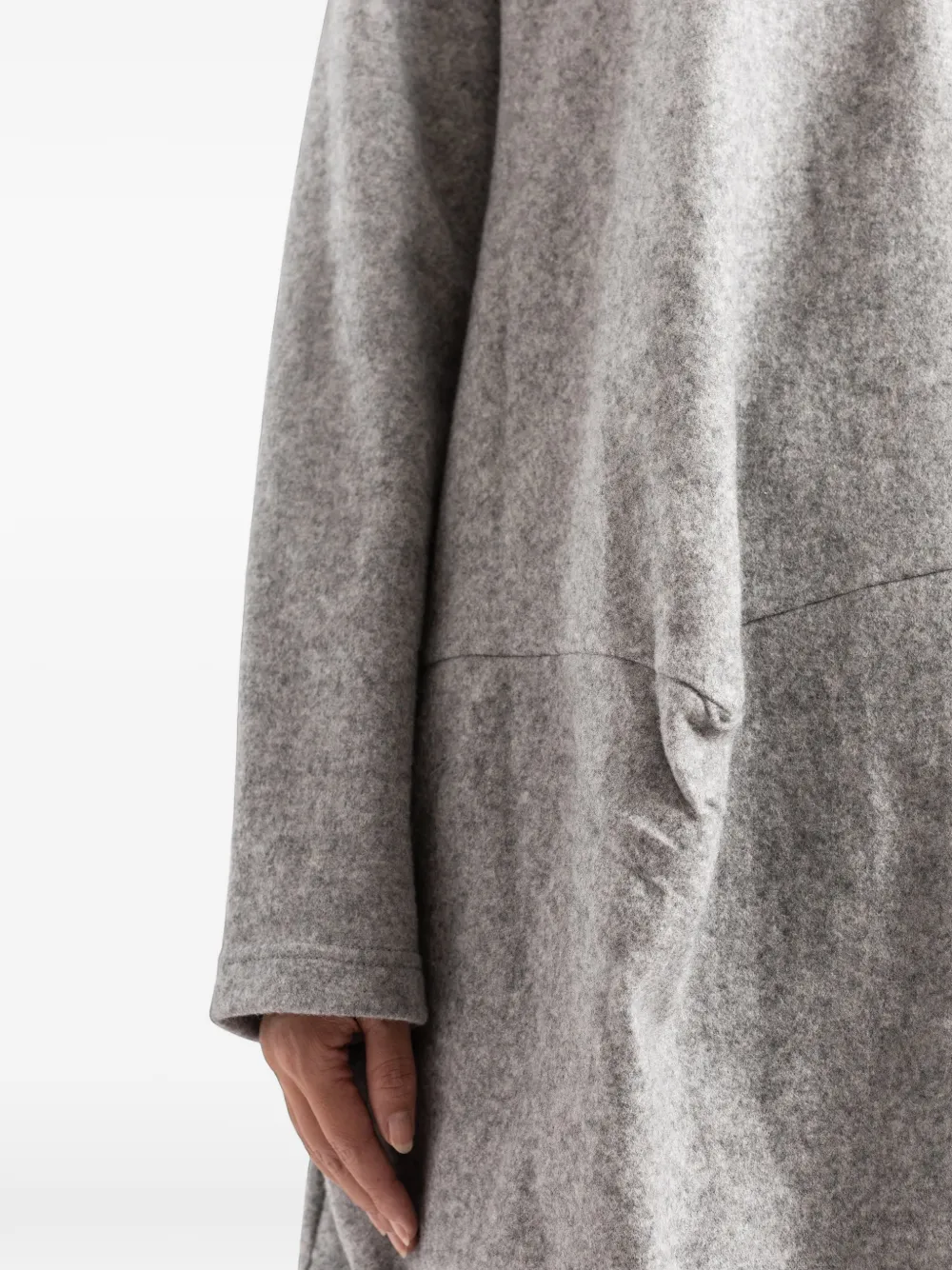 Comme Des Garçons Long-sleeve Oversized T-shirt in Grey, view 5