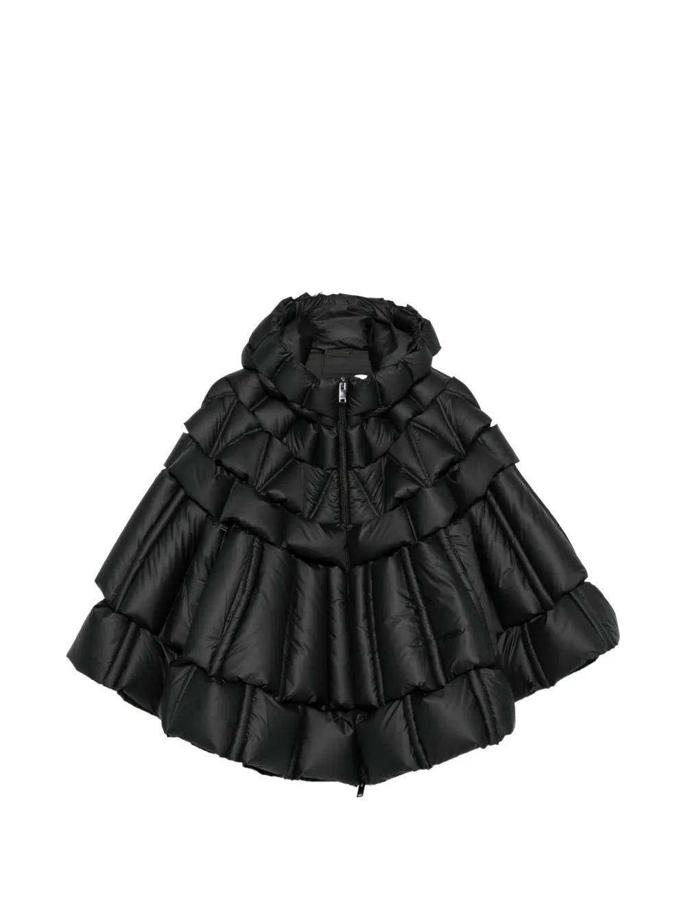 RAXXY quilted hooded jacket - Schwarz